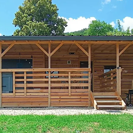 Mobil-Home Isole Avec Jacuzzi - La Cubaniere Cublize Exterior photo